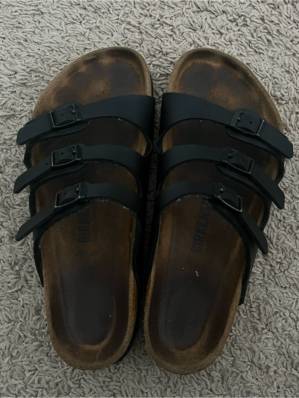 Black Florida soft footbed women’s Birkenstocks